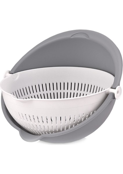 Dönerli ve Hazneli Büyük Makarna Süzgeci, Pratik Mutfak Gereci