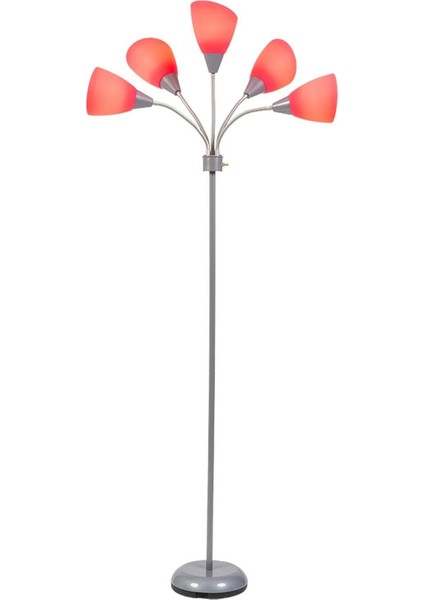 Pembe ve Beyaz Modern Lambader, Şık ve Işıltılı Dekorasyon Parçası