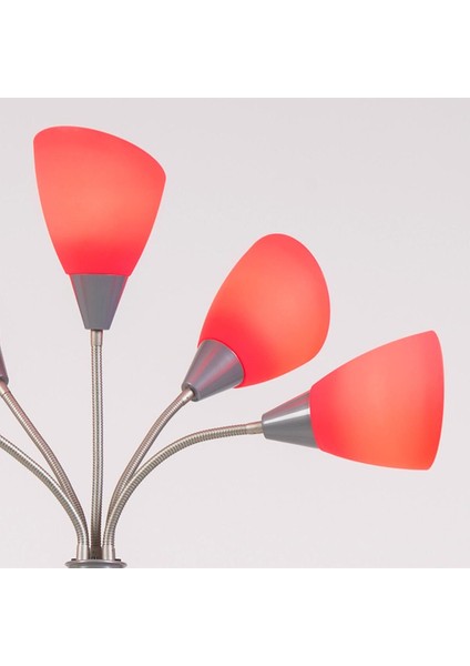 Pembe ve Beyaz Modern Lambader, Şık ve Işıltılı Dekorasyon Parçası