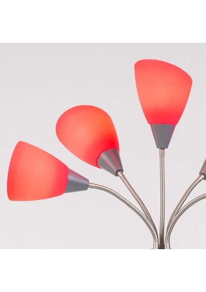 Pembe ve Beyaz Modern Lambader, Şık ve Işıltılı Dekorasyon Parçası