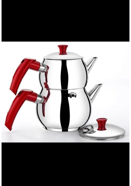 Çelik Küre Çaydanlık, Orta Boy, Kendinden Süzgeç, Beyaz Renk modelleri