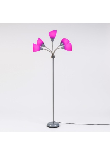 Mor Renkli Şık Lambader, Modern ve Şık Tasarım, Ev Dekorasyonu Için Ideal Seçenektir. fiyatları