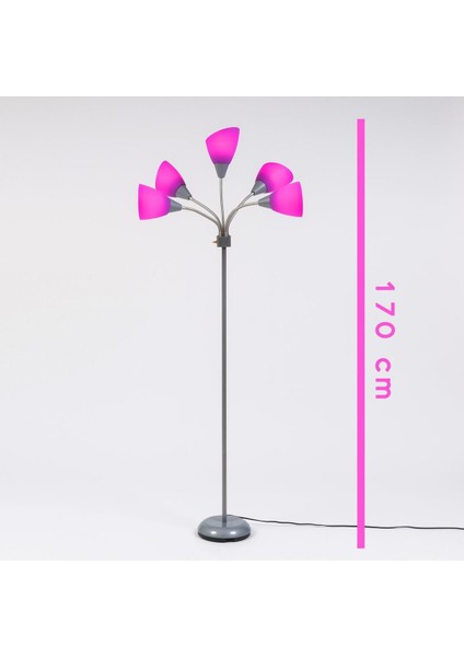 Mor Renkli Şık Lambader, Modern ve Şık Tasarım, Ev Dekorasyonu Için Ideal Seçenektir. modelleri