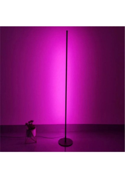 Şık Köşe Dekoratif Lambader - LED Işık Sistemi, 256 Renk, Modern ve Estetik Tasarım fiyatları