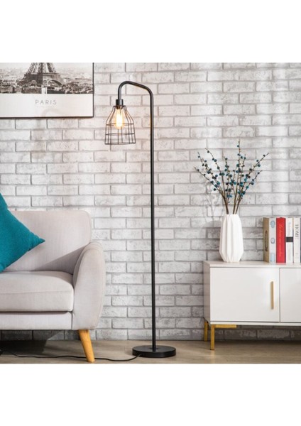 Şık Kafesli Lambader, Siyah Modern Aydınlatma, Zarif Dekorasyon Parçası fiyatları