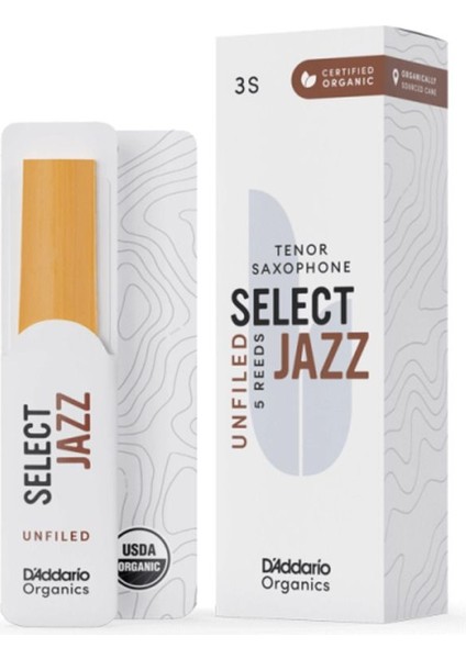 Organik Seçim Tenor Saksafon Kamışı No:3 Yumuşak, Kaliteli ve Güzel Ses Için