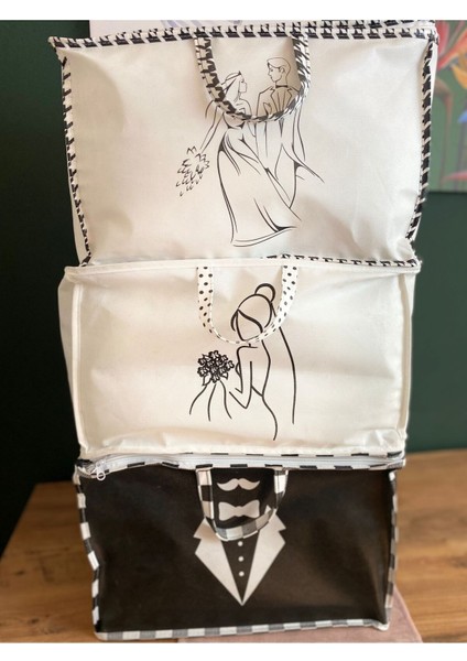 Şık Çeyizlik Gelin Damat Bohça Seti, Nişan ve Düğün Için Özel Tasarım fiyatları