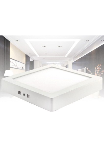 24W Kare Sıva Üstü Panel Tavan Armatürü, Beyaz, Işıklı, Modern Tasarım fiyatları