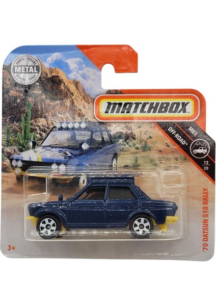 - '70 Datsun 510 Rally - Mavi (1/64) 2019 Üretim