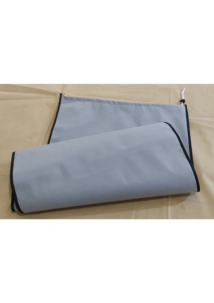 Gri Yatak Odası Yolluk Halı Seti ve Çoklu Saklama Hurcu 120X53 cm fırsatları