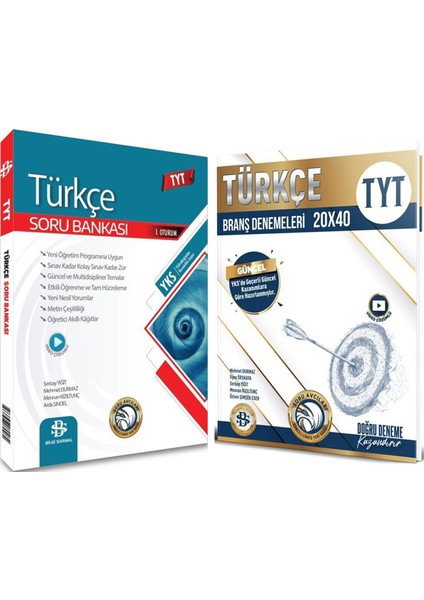 Bilgi Sarmal Tyt Türkçe Soru Bankası ve Deneme Seti 2 Kitap