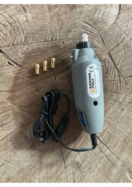 Mini El Matkap, Gravür ve Taşlama Fonksiyonlu, 12V Kompakt Güç Kaynağıyla