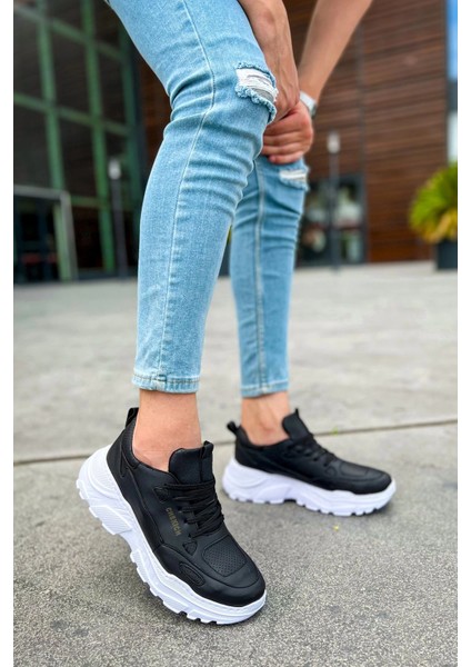 MD089 Cbt Low Top Lace Up Erkek Ayakkabı Sıyah