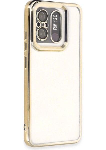 Newface Xiaomi Redmi 12C Kılıf Slot Silikon - Gold fiyatları