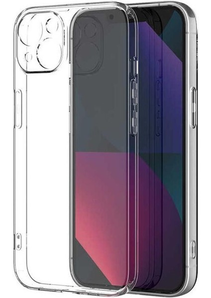 Apple iPhone 13 Uyumlu Kılıf Zebana Şeffaf Soft Silikon Kılıf Şeffaf modelleri