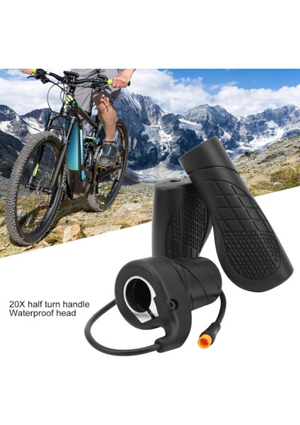 E-Bike Elektrikli Bisiklet Güç Kolu Gaz Kolu 3pin Elcik Set GMS1119-10 fiyatları