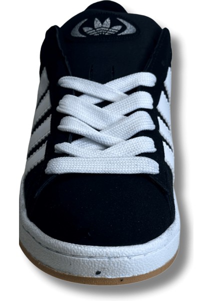 Siyah Beyaz Şeritli Erkek Sneaker Spor Ayakkabı 40 modelleri