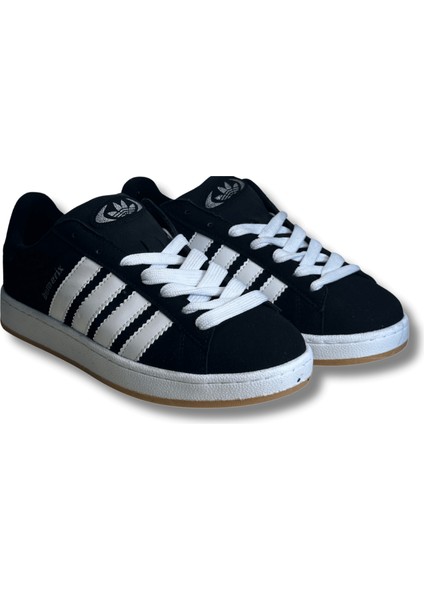 Siyah Beyaz Şeritli Erkek Sneaker Spor Ayakkabı 40 indirimleri