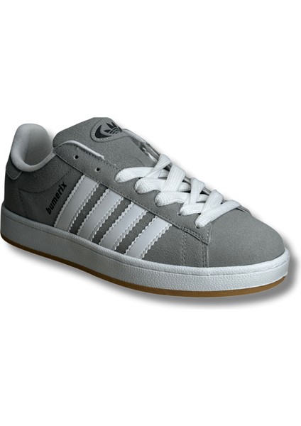 Gri Beyaz Şeritli Erkek Sneaker Spor Ayakkabı 41 fırsatları