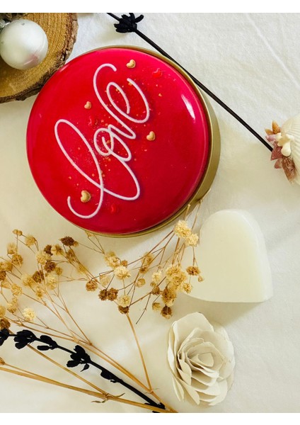Love Desenli 6 #hediyelik Kutu#sabun Kutusu#anahtarlık Kutusu#mum Kutusu#küçük Takı Kutusu#love Box