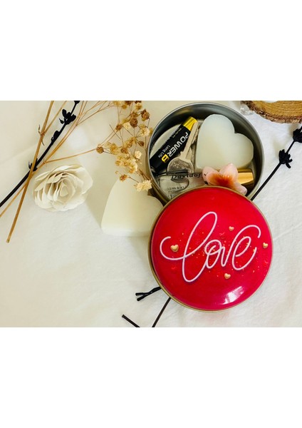 Love Desenli 6 #hediyelik Kutu#sabun Kutusu#anahtarlık Kutusu#mum Kutusu#küçük Takı Kutusu#love Box