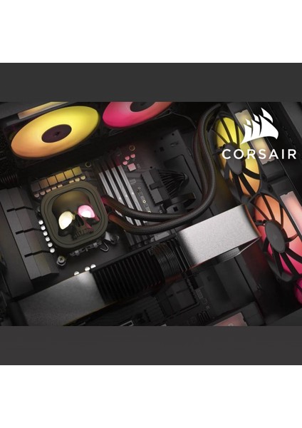 Corsair Tıtan 360 Aıo Için Kafatası Görünümlü Pompa Kapağı