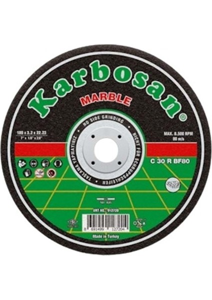 180X3.2X22.23 cm Mermer Kesici, Dayanıklı ve Hassas Kesim Aracı
