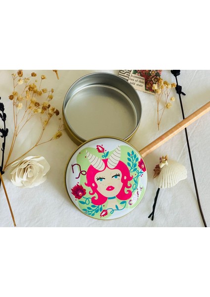 Oğlak Burcu 9 #desenli Metal Kutu#sabun Kutusu#anahtarlık Kutusu#mum Kutusu#küçük Takı Kutusu modelleri