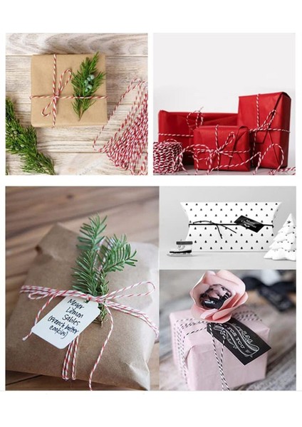 10 Metre Kırmızı-Beyaz Pakeleme Ipi Hediye Süsleme Ipi Marteniçka Bileklik Paket Ipi fiyatları