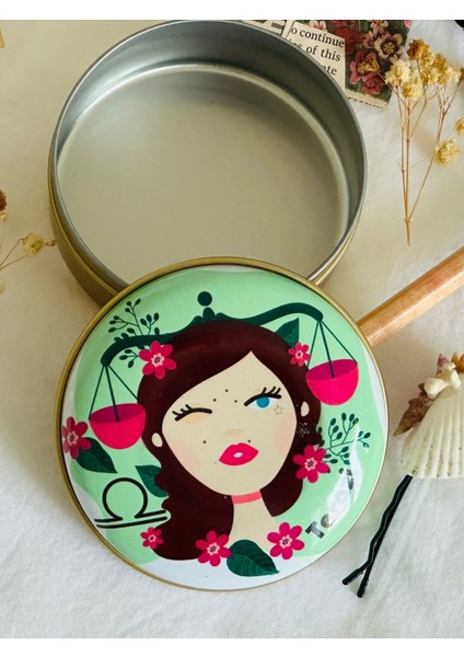 Terazi Burcu 10 #desenli Metal Kutu#sabun Kutusu#anahtarlık Kutusu#mum Kutusu#küçük Takı Kutusu modelleri