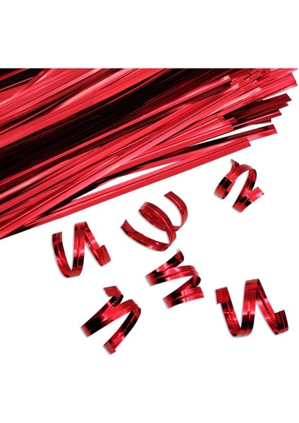 100 Adet Kırmızı Tel Klips Poşet Ağzı Kapatma Teli Poşet Bağı Poşet Klipsi fiyatları