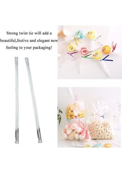 100 Adet Gümüş Poşet Bağlama Teli Poşet Ağzı Kapatma Teli Poşet Bağı Poşet Klipsi fırsatları