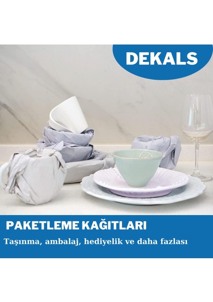 100 Adet 60X40 Paketleme Kağıdı Eşya Tabak Bardak Sarma Koruma Taşıma Ambalaj Kağıdı