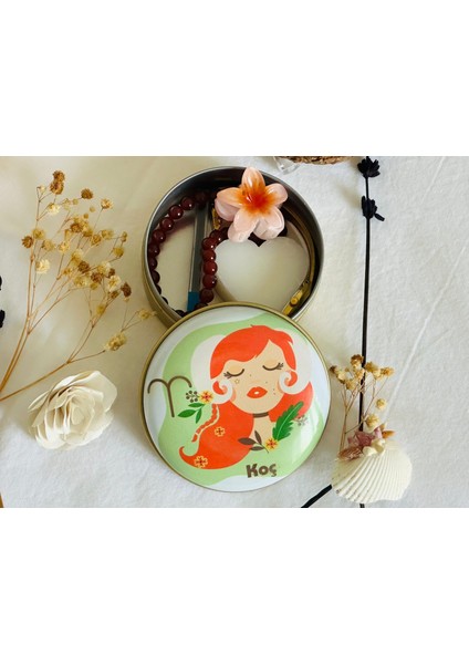 Koç Burcu 7 #desenli Metal Kutu#sabun Kutusu#anahtarlık Kutusu#mum Kutusu#küçük Takı Kutusu fiyatları