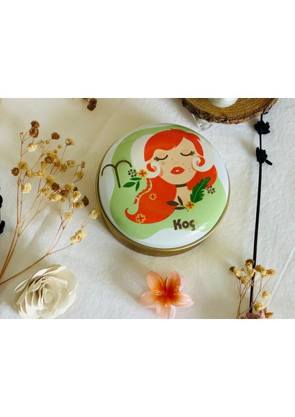 Koç Burcu 7 #desenli Metal Kutu#sabun Kutusu#anahtarlık Kutusu#mum Kutusu#küçük Takı Kutusu modelleri