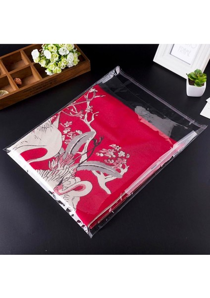 10 Adet Ultra Mega Boy Bantlı Jelatin Kıyafet Tekstil Poşeti 50X75 cm
