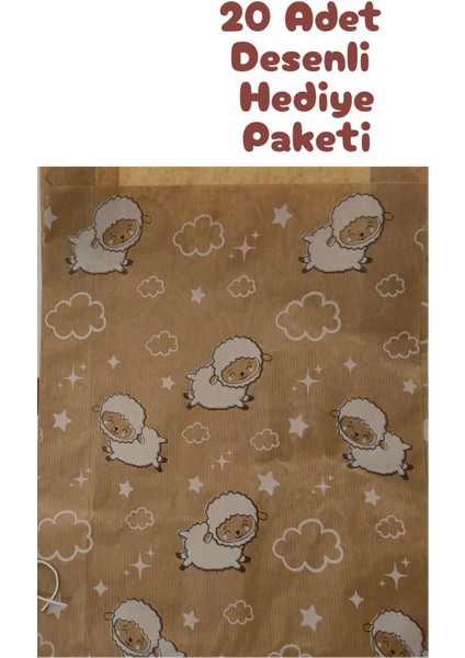 4lü Set Bayram Et Hediye Seti (Hediye Paketi+ Ultra Kalın Buzdolabı Poşeti+Etiket+ Klips) indirimleri