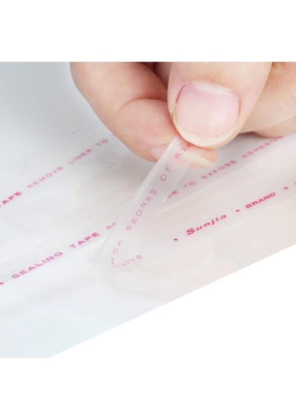 100 Adet 20X35 Kitap Defter Ambalaj Poşeti Bantlı Jelatin Şeffaf Yapışkanlı Parlak Poşet fırsatları
