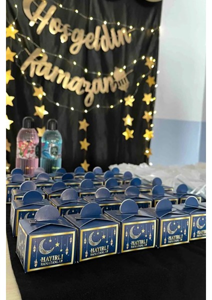 Minik Boy Ramazan Ayı Temalı Hurma Paketleme Kutusu Şeker Lokum Kutusu 25 Adet fiyatları