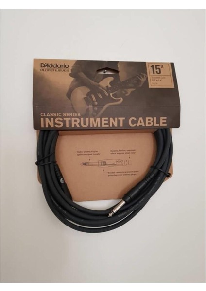 4,57M Enstrüman Kablosu, Profesyonel ve Güçlü Ses ile Mükemmel Uyumluluk