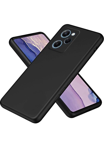 Xiaomi Poco X5 Pro 5g Nano Içi Kadife Silikon - Siyah Dsdrn