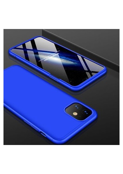 iPhone 11 Kılıf 3 Parçalı Tam Koruma Şık Trivex Premium Sert Kapak