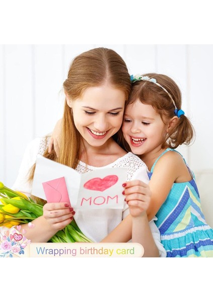 10 Adet Renkli Minik Boy Zarf, Kartvizit Zarfı, Mini Hediye Paketi, Harçlık Zarfı 7x9