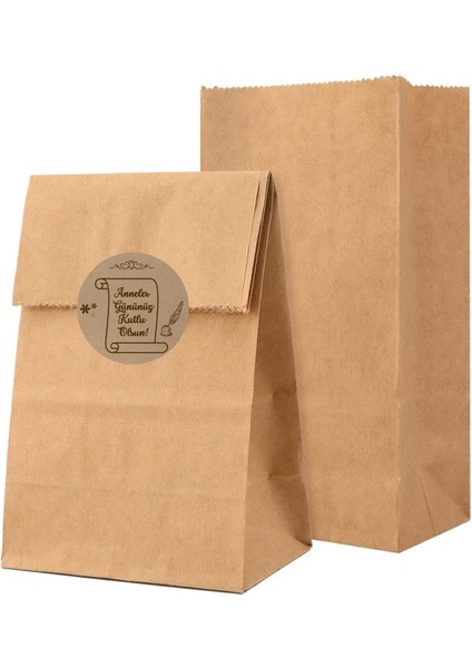 Anneler Günü Paketleme Etiketi (20ADET) Yuvarlak Yapışkanlı Çıkartma Etiket 4cm modelleri