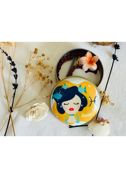 Balık Burcu 3 #desenli Metal Kutu#sabun Kutusu#anahtarlık Kutusu#mum Kutusu#küçük Takı Kutusu fiyatları