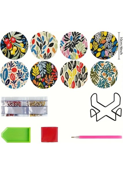 Elmas Boyama Bardak Altlığı Yetişkinler Çocuklar Için Eğlenceli Elmas Boyama Bardak Altlığı Seti fırsatları