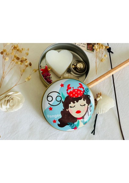 Yengeç Burcu 12 #desenli Metal Kutu#sabun Kutusu#anahtarlık Kutusu#mum Kutusu#küçük Takı Kutusu fiyatları