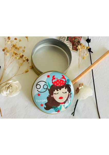 Yengeç Burcu 12 #desenli Metal Kutu#sabun Kutusu#anahtarlık Kutusu#mum Kutusu#küçük Takı Kutusu modelleri