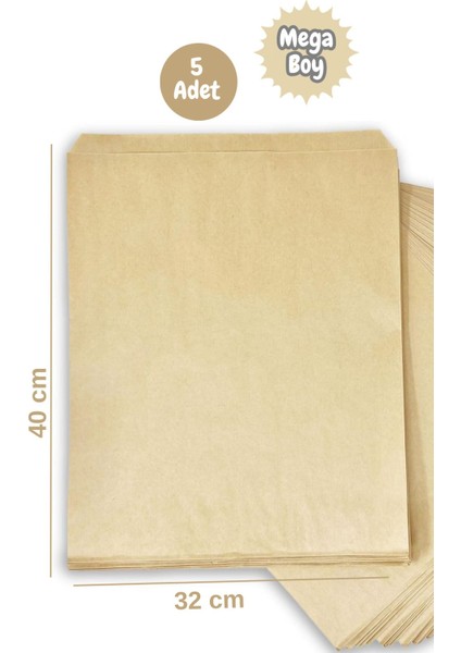 5 Adet Mega Boy Kraft Hazır Hediye Paketi (Kazak, Gömlek, Sweat, Vs Uygun) fiyatları