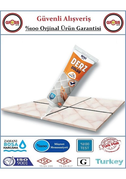 Derz Dolgu - 400GR - Beyaz - Küf ve Mantara Dayanıklı